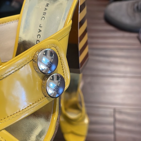 Marc Jacobs yellow leather mule sandals - Picture 3 of 6